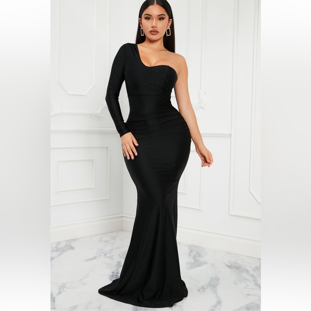 Black Maxi Bodycon Dress